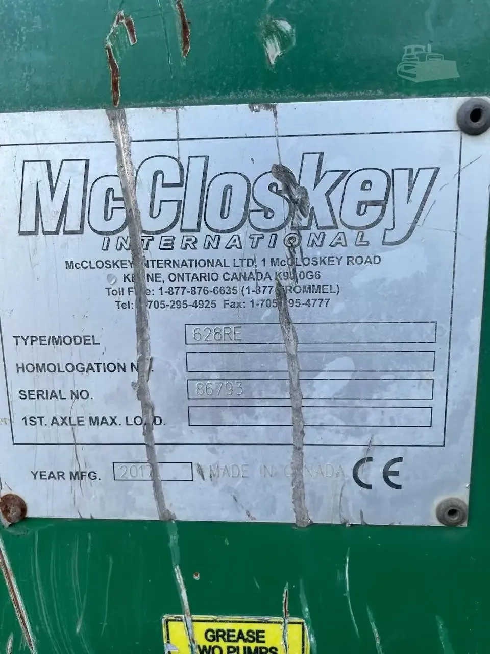 2018 McCloskey 628RE — $249,000 — photo 4
