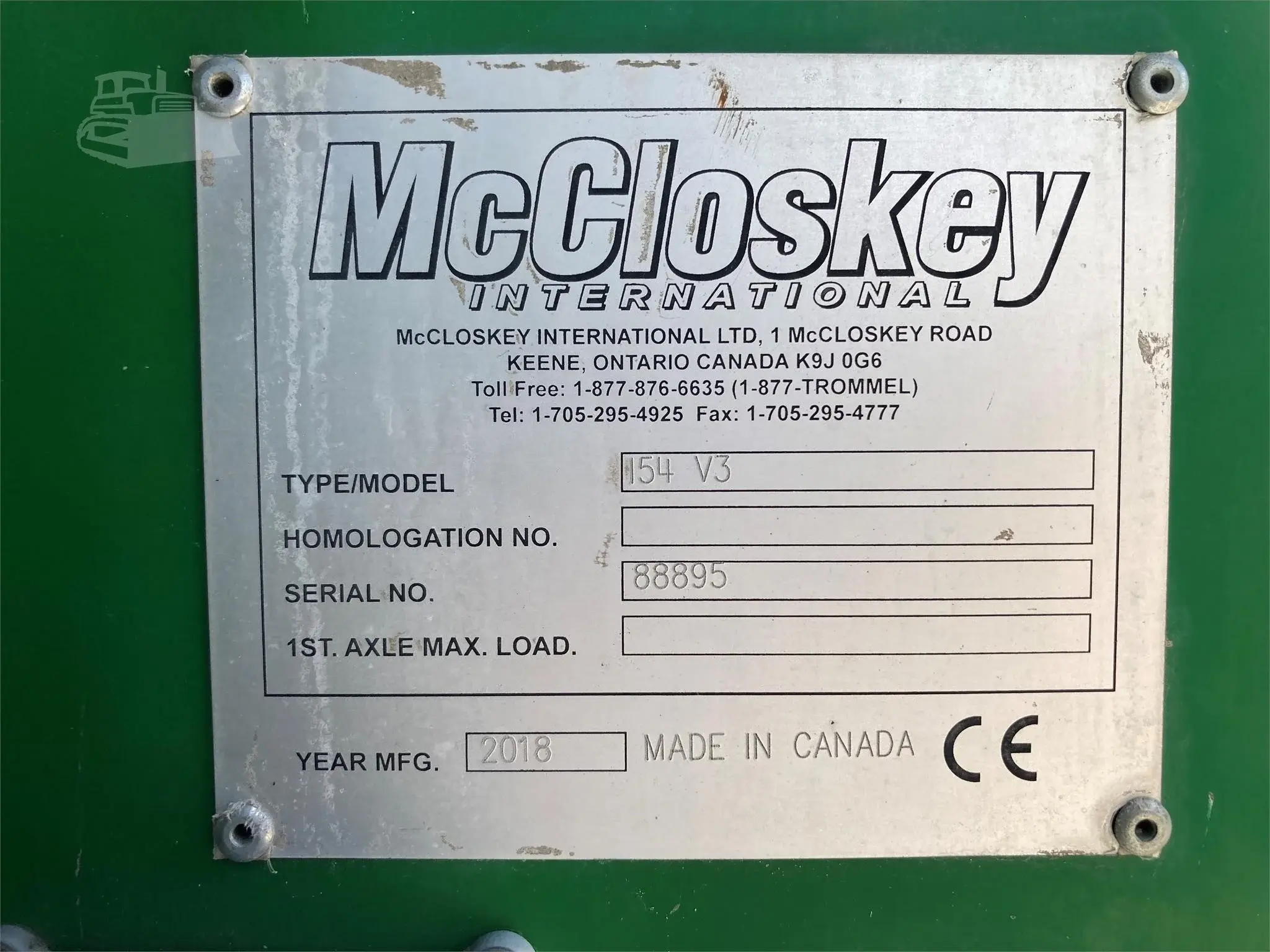 2018 McCloskey I54V3 — Ashtabula, Ohio — photo 11
