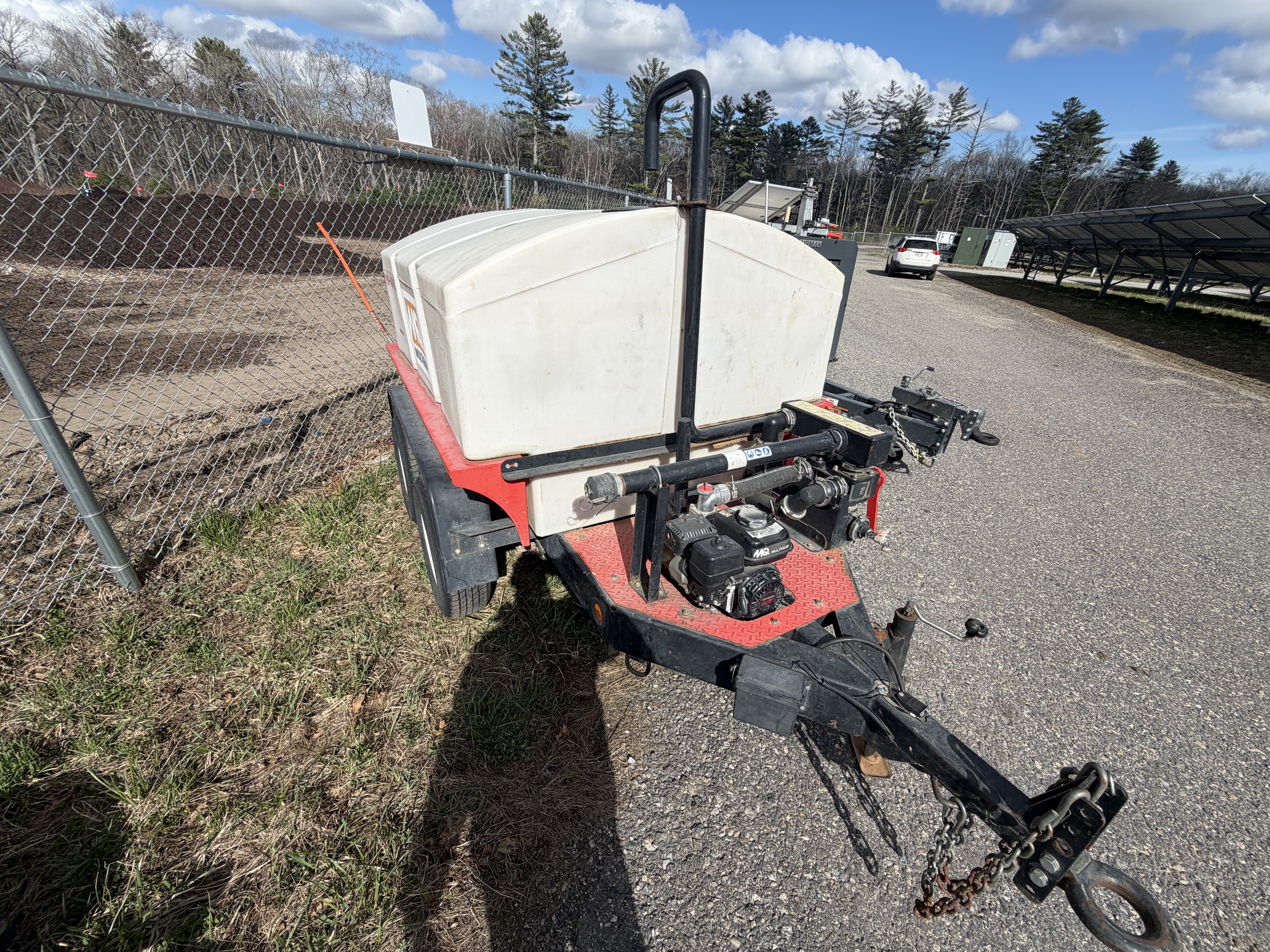 Multiquip Trailer-Mounted Water Tank — $4,800 — photo 4