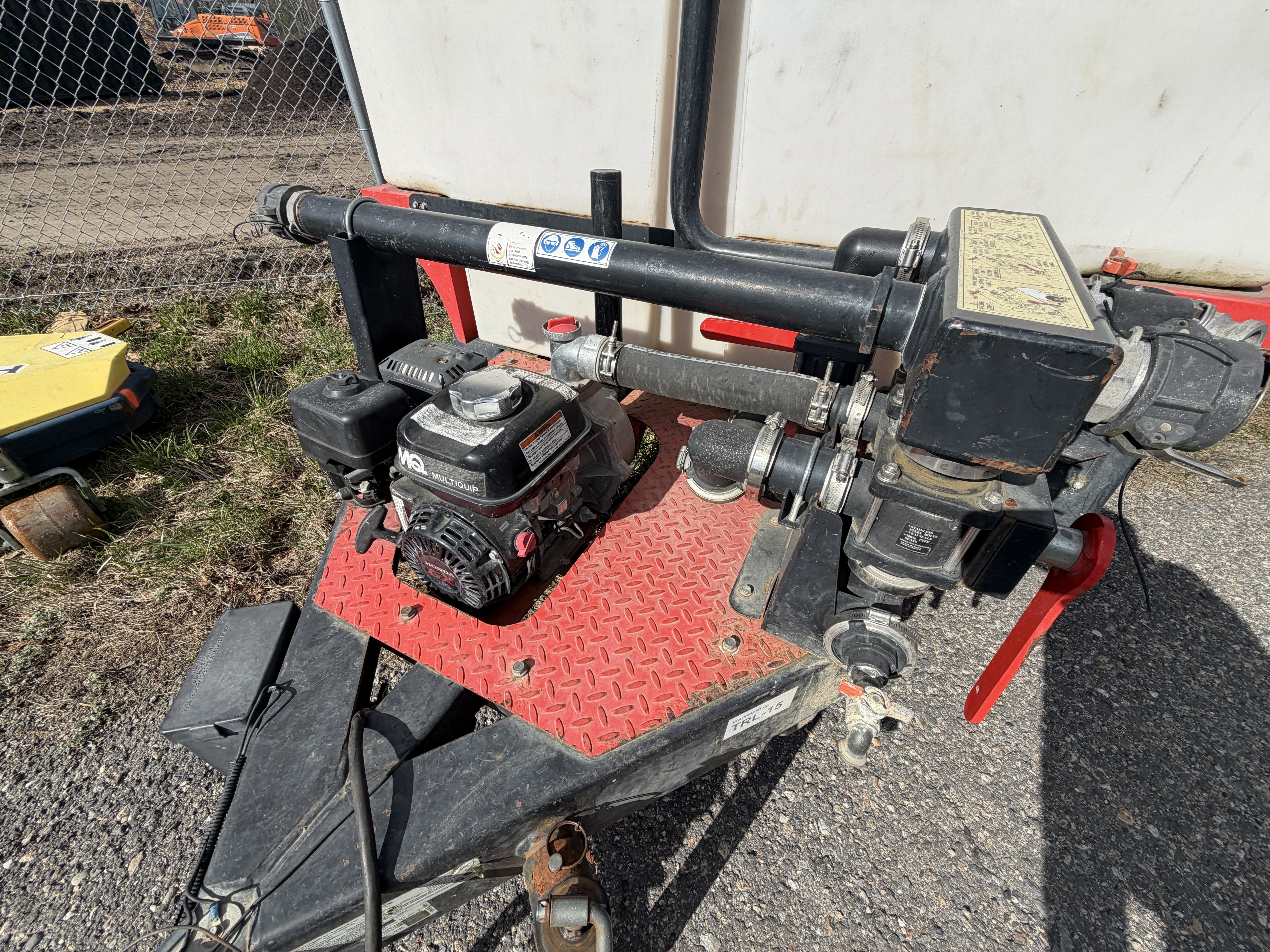 Multiquip Trailer-Mounted Water Tank — $4,800 — photo 3