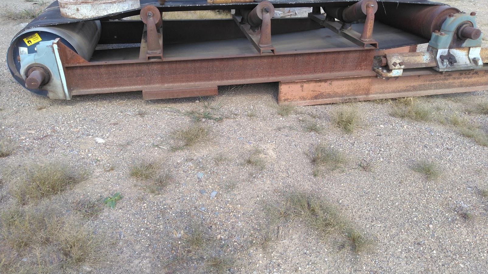 SHOP BUILT 36 X 10' CHANNEL FRAME WITH MAG HEAD PULLEY